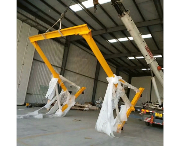 移動(dòng)手推龍門吊